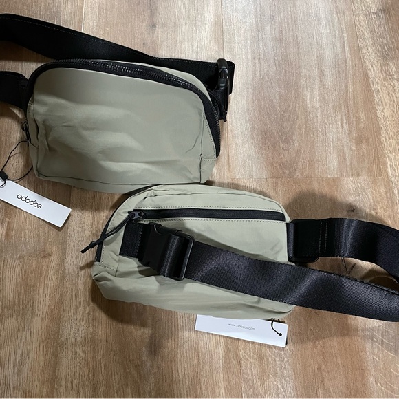 Lot of 2 ODODOS Unisex Mini crossbody Belt Bag in Khaki - Picture 2 of 10
